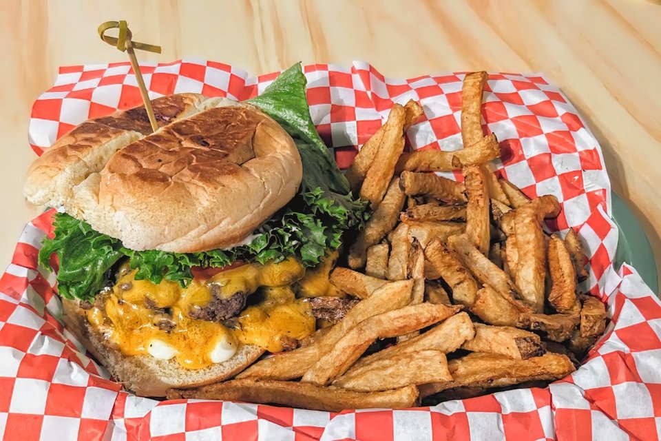 Hometown Burger with Fries